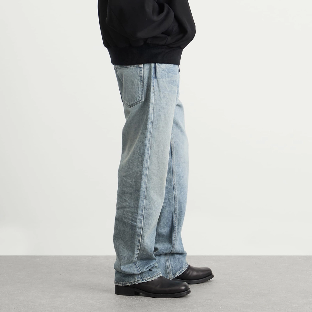 Fear of God Men's Straight 5 Pocket Jeans Light Indigo